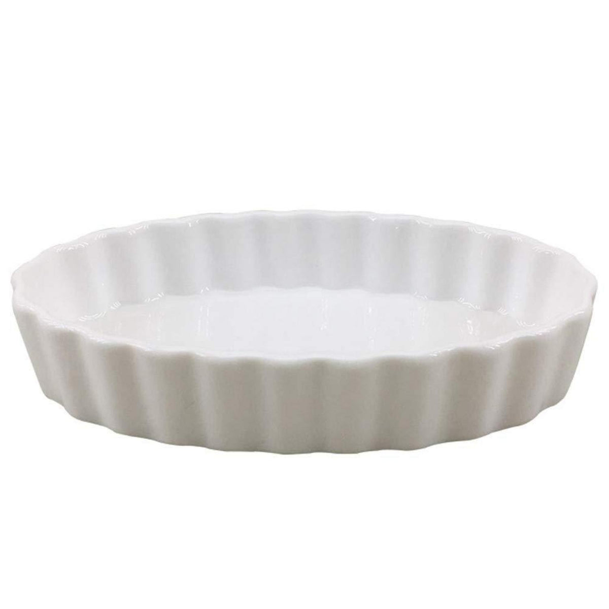 Tiefes Kuchengericht aus Porzellan – Backform für Kuchen & Auflauf 26cm