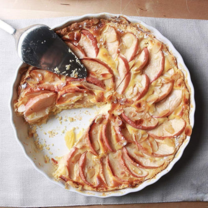 Tiefes Kuchengericht aus Porzellan – Backform für Kuchen & Auflauf 26cm