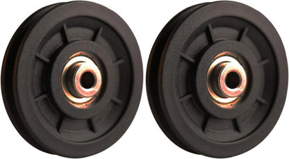 Nylon Umlenkrolle 90mm Fitnessgeräte Ersatzteil 2 Stück