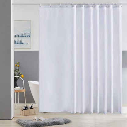Duschvorhang Anti-schimmel Textil Weiß Extra Breit 275x180cm