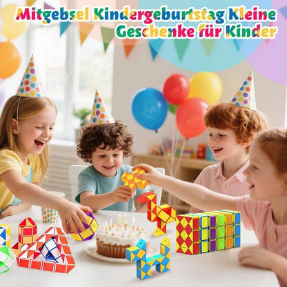 Magische Schlange, 24 Blöcke Kindergeburtstag Spielzeug