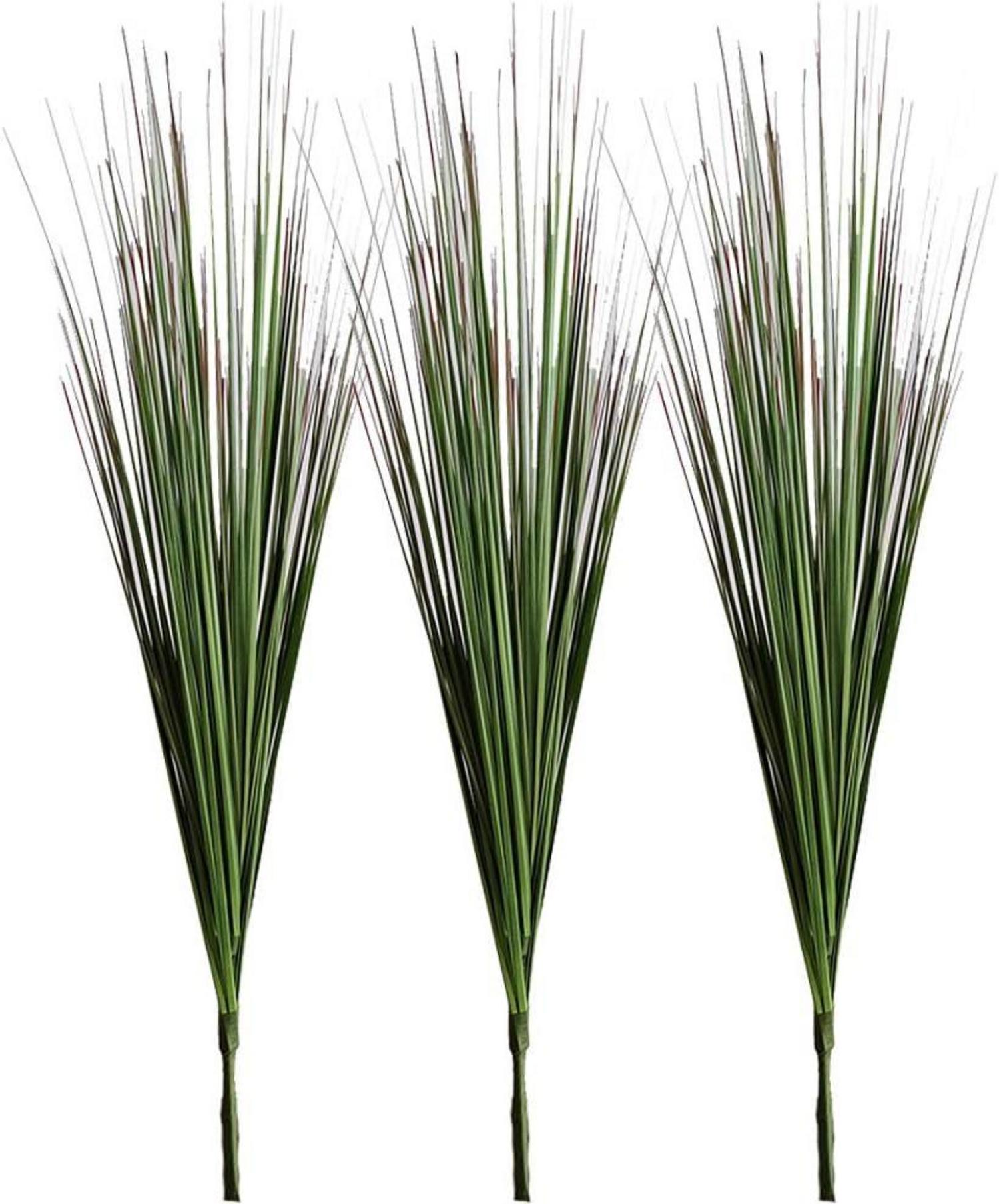 Künstliche Pflanzen 3er-Set Grün für Hochzeit Deko