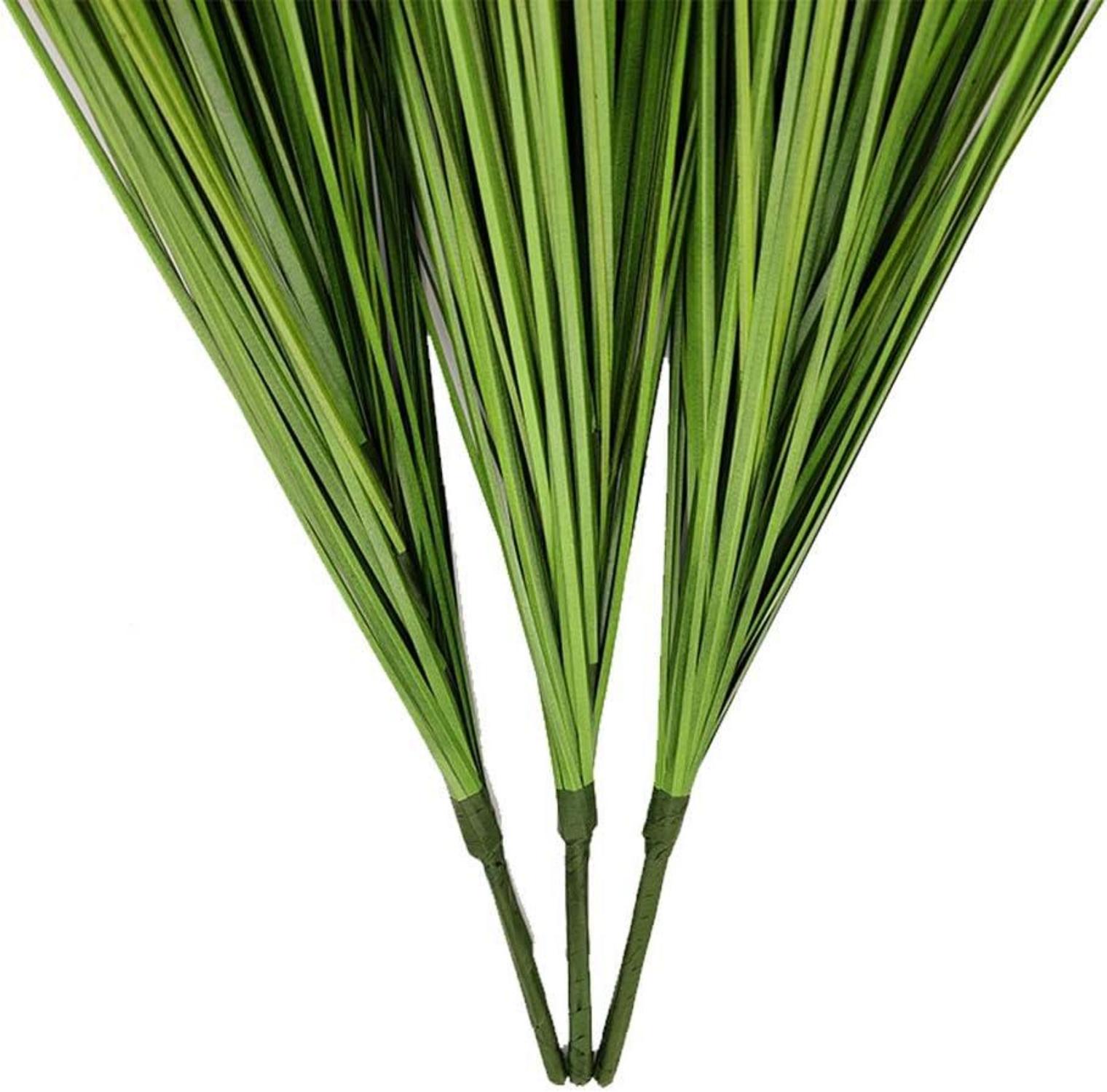 Künstliche Pflanzen Set 3er Zwiebelgras Weizengras Blätter 64cm deco