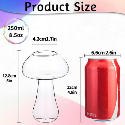 Pilzgläser Set 2 Stück 250 ml Kreative Pilz