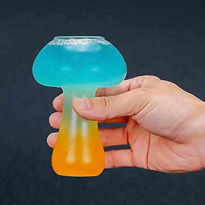 Pilzgläser Set 2x Pilz Cocktailgläser 250ml transparent Weingläser