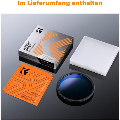 49mm ND Filter Slim Variabler Graufilter ND2-400 1-9 Stop