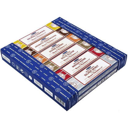 Satya Räucherstäbchen 12er Pack: Exklusive Düfte & Naturharze