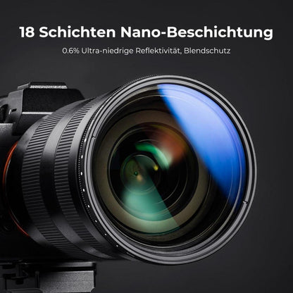 62mm ND Filter Slim Variabler Graufilter ND2-400 (1-9