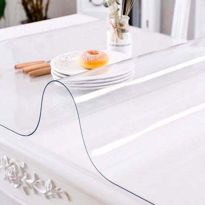 PVC Tischdecke Transparent – Wasserdicht & Kratzfest 90x160cm