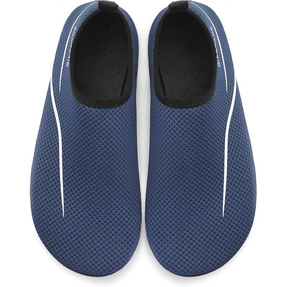 Badeschuhe Wasserschuhe Schnell Trocknend Rutschfest Dunkelblau