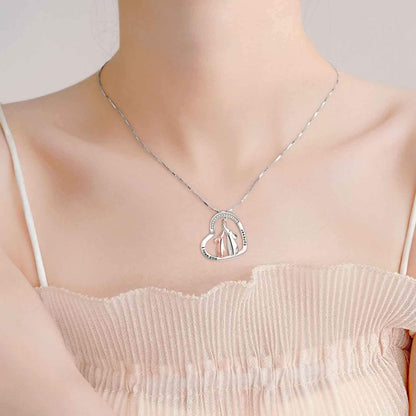 Muttertagsgeschenk Elefanten Halskette 925 Silber für Mama Frauen