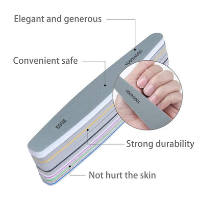 Nagelfeilen Set, Professional Doppelseitig Einweg 100/180