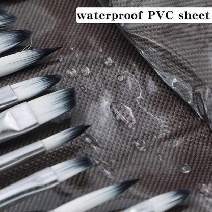 24er Artecho Pinselset für Aquarell Öl Steinmalerei, Nagelpinsel
