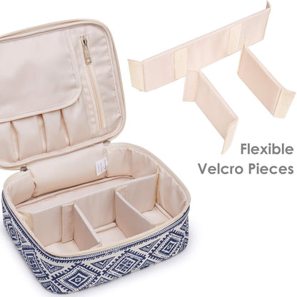 Reise Kosmetiktasche Make-up-Tasche Organizer Damen Mädchen Elefant