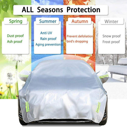 Auto Halbgarage Abdeckplane 210D Oxford wasserdicht Staubdicht Schneefest