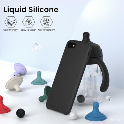 iPhone SE 3 Silikon Case 2022 Ultra Dünn Flüssig Silikon Schutz