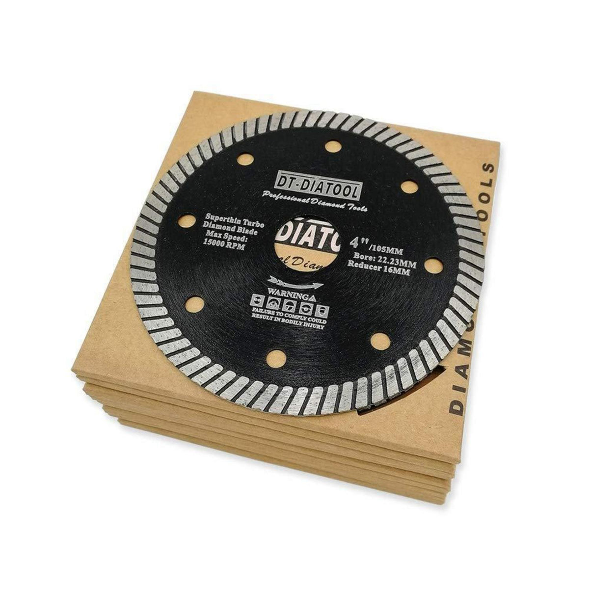 Diamant-Trennscheiben 10er-Set, 105mm, Superdünn für Fliesen & Stein