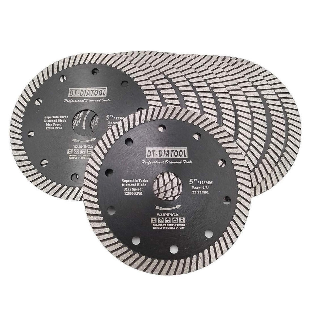 Diamant Trennscheiben 10er Set 125mm Super Dünn für Fliesen & Granit