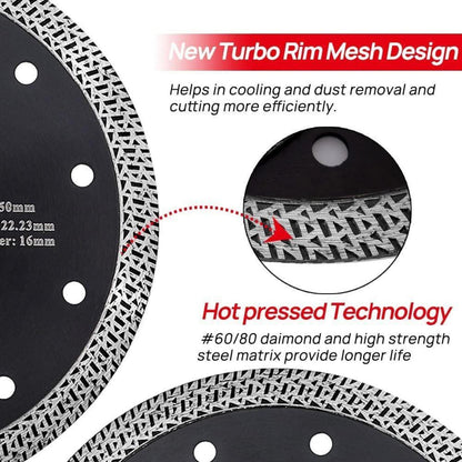 Diamant Trennscheiben 230mm Mesh Turbo für Fliesen & Stein