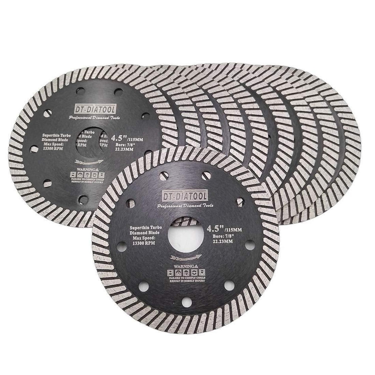 Diamant Trennscheiben 10er Set 115mm Super Dünn für Fliesen & Granit