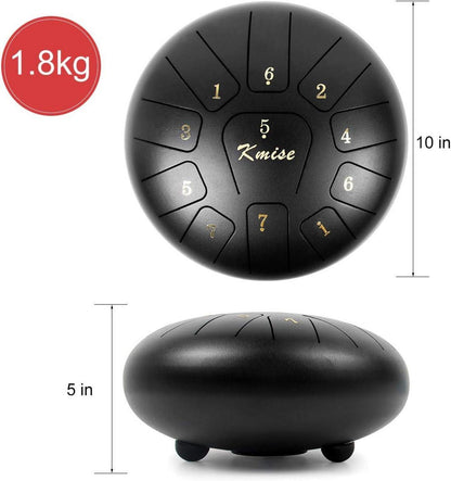 Zungentrommel 10 Zoll 11 Noten mit Zubehör - Stahl Drum