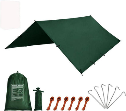 Zeltplane Tarp Regenschutz Sonnensegel Camping Wasserdicht Anti-UV