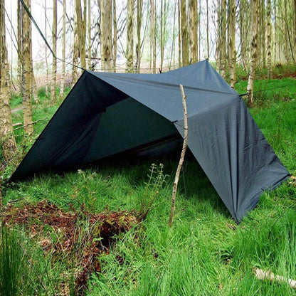 Zeltplane Tarp Hängematte Regenschutz Sonnensegel Camping Wasserdicht Grün