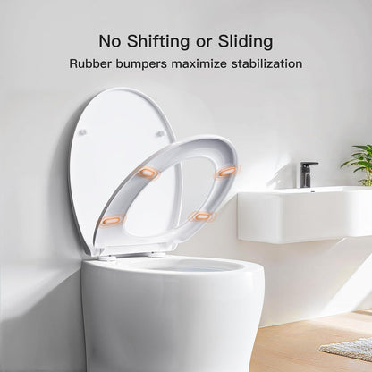 Pipishell Toilettendeckel mit Absenkautomatik, Quick-Release