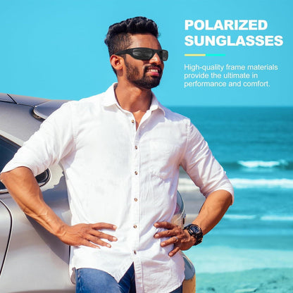 Polarisierte Sportsonnenbrille UV400 Schutz Herren Damen