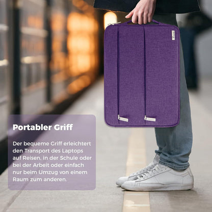 Voova Laptop Hülle 14 14.6 Zoll Wasserdicht Violett