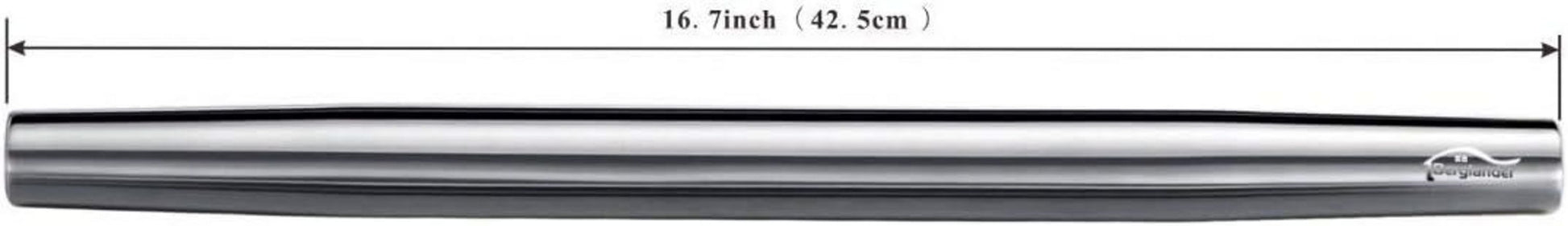 Teigroller Edelstahl 42cm Matt Finish Backen Pizza Teig