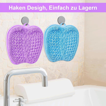 BESKAR Fußwäscher Massage Pad für Füße mit Rutschfesten Saugnäpfen