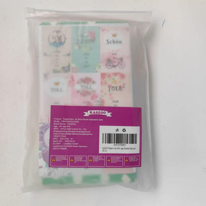 Papiertüten mit Aufkleber für Geschenke, Kindergeburtstag, Party - 40 Stück