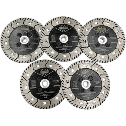 Diamant Trennscheiben 5er Set 115mm M14 für Stein & Beton