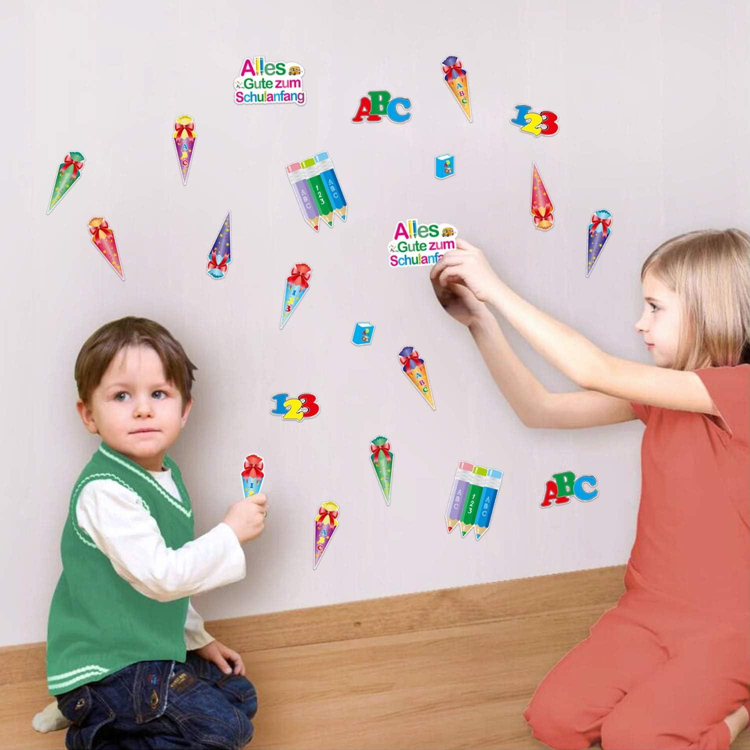 Alles Gute Zum Schulanfang ABC Zahlen Konfetti Tisch Dekoration Set