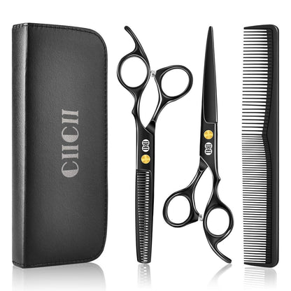 Profi Haarschneideschere Set 6,7 Zoll mit Effilierschere