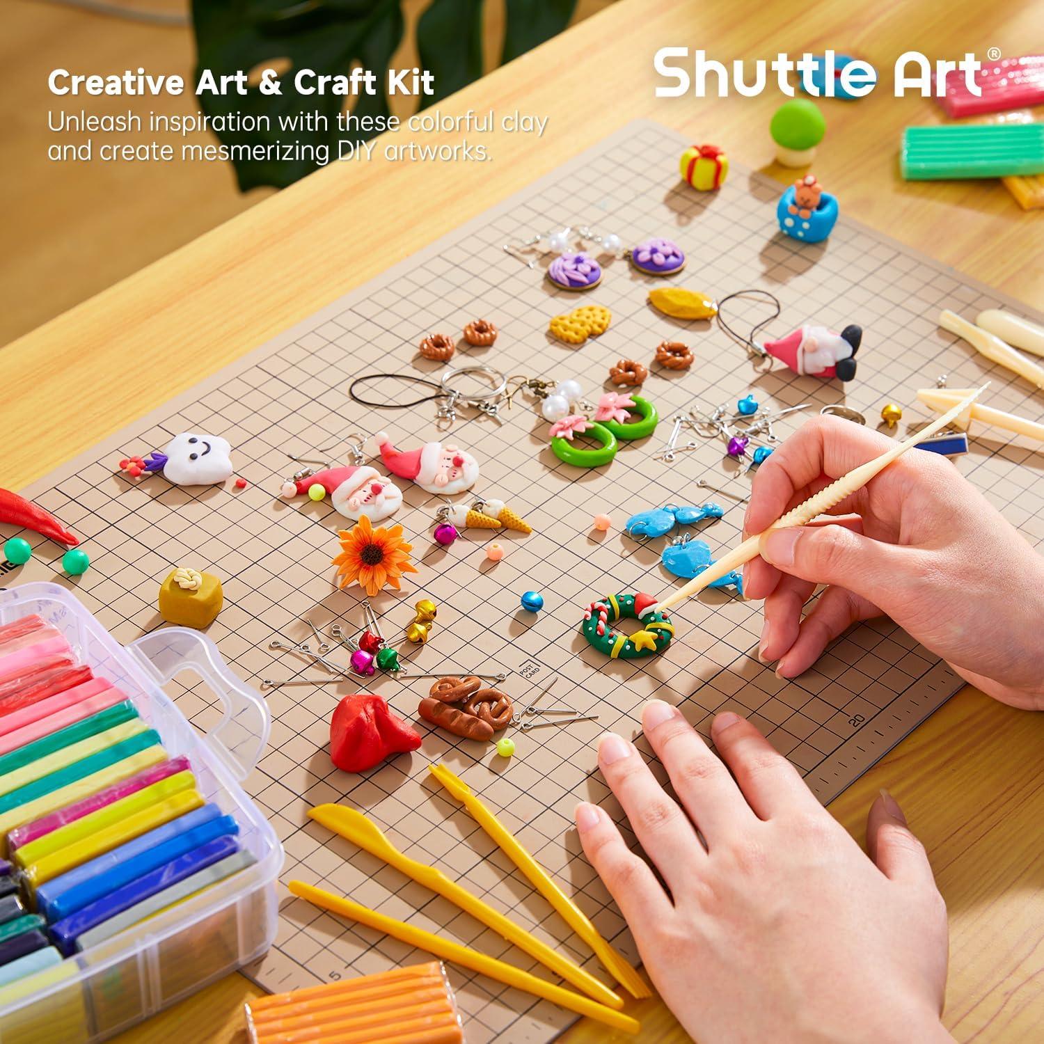 57er Shuttle Art Polymer Clay Set, Weich-Ton, ofenhärtend