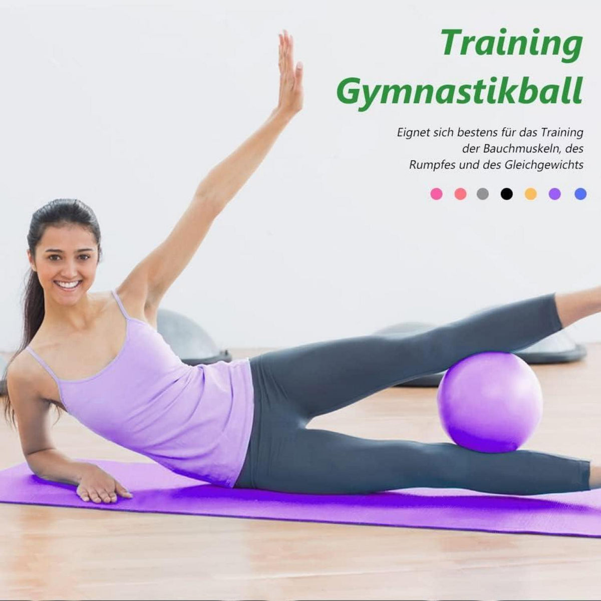 Kleiner Gymnastikball 25cm Yoga Baby Soft & Rutschfester Weicher