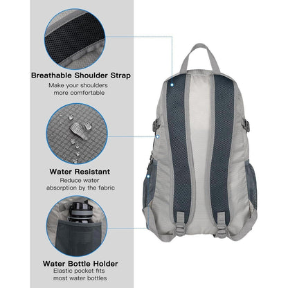 Ultraleichter faltbarer 20L Wanderrucksack für Outdoor