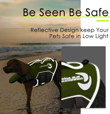 Hund Schwimmweste Einstellbar Rettungsweste Reflektierend Auftrieb