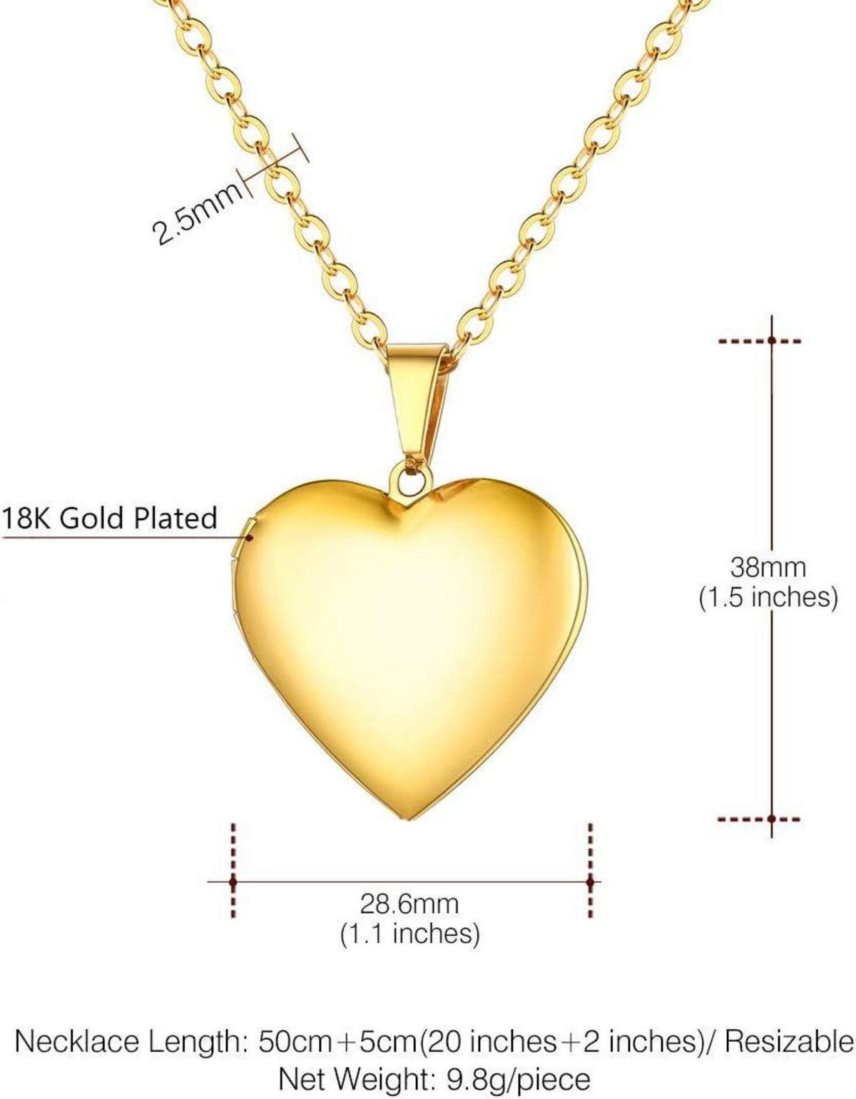 Damen Medaillon Herz Anhänger Halskette Rose Amulett Modeschmuck
