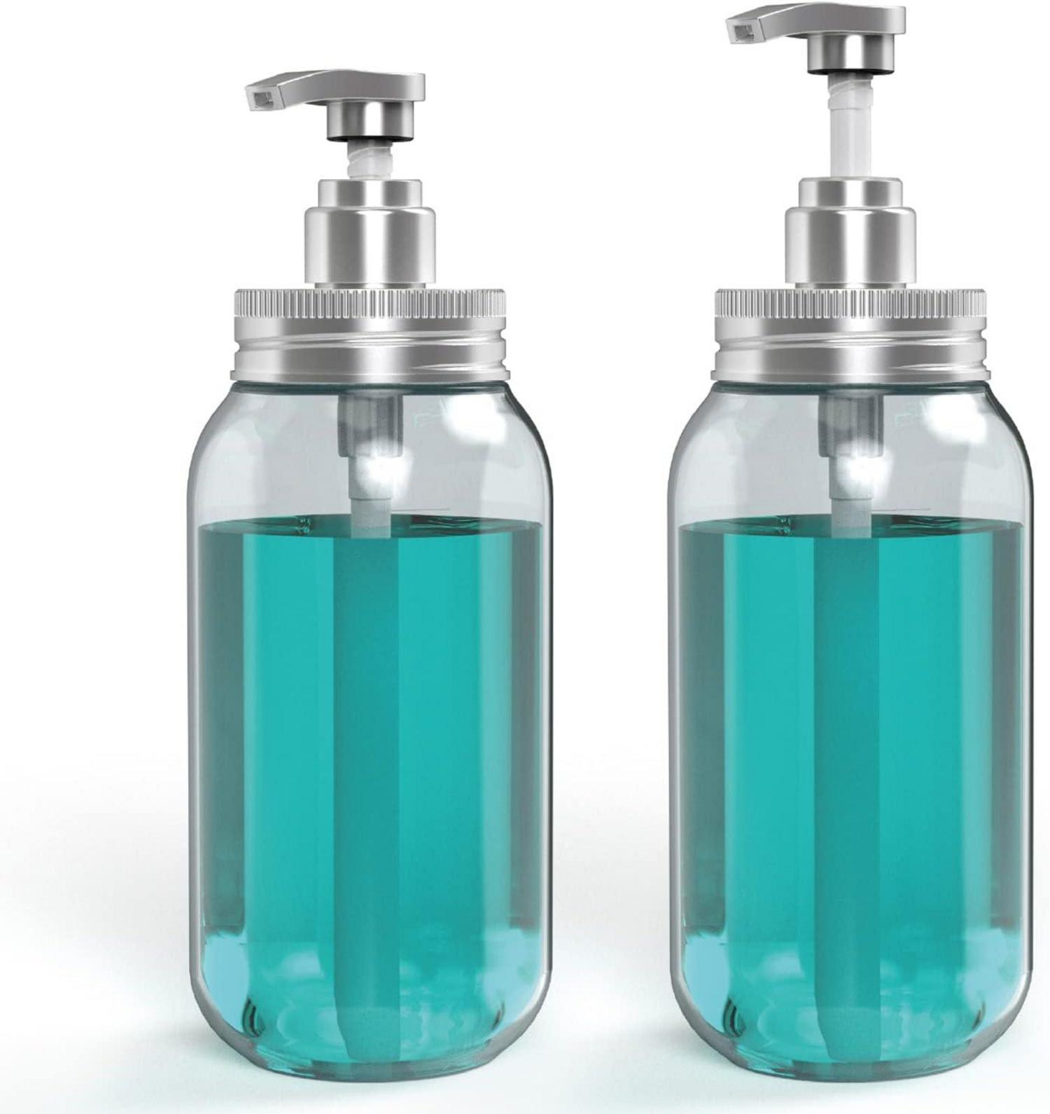 750ml Kunststoff Seifenspender mit Pumpe, großer Dusch Shampoo