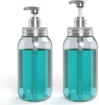 750ml Kunststoff Seifenspender mit Pumpe, großer Dusch Shampoo