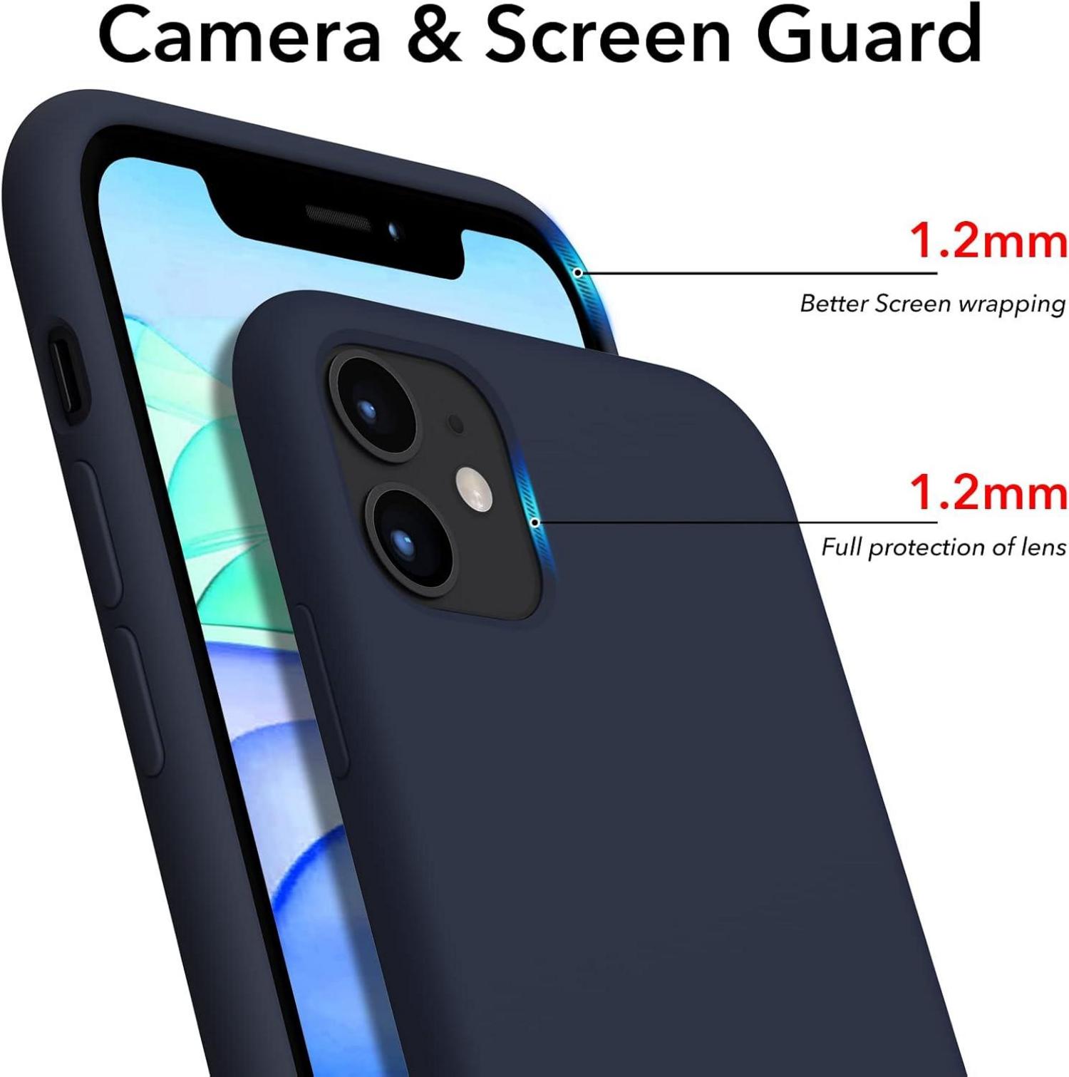 iPhone 11 Silikon Case Hülle Flüssig Ultra Dünn Handyhülle Schutz 6,1