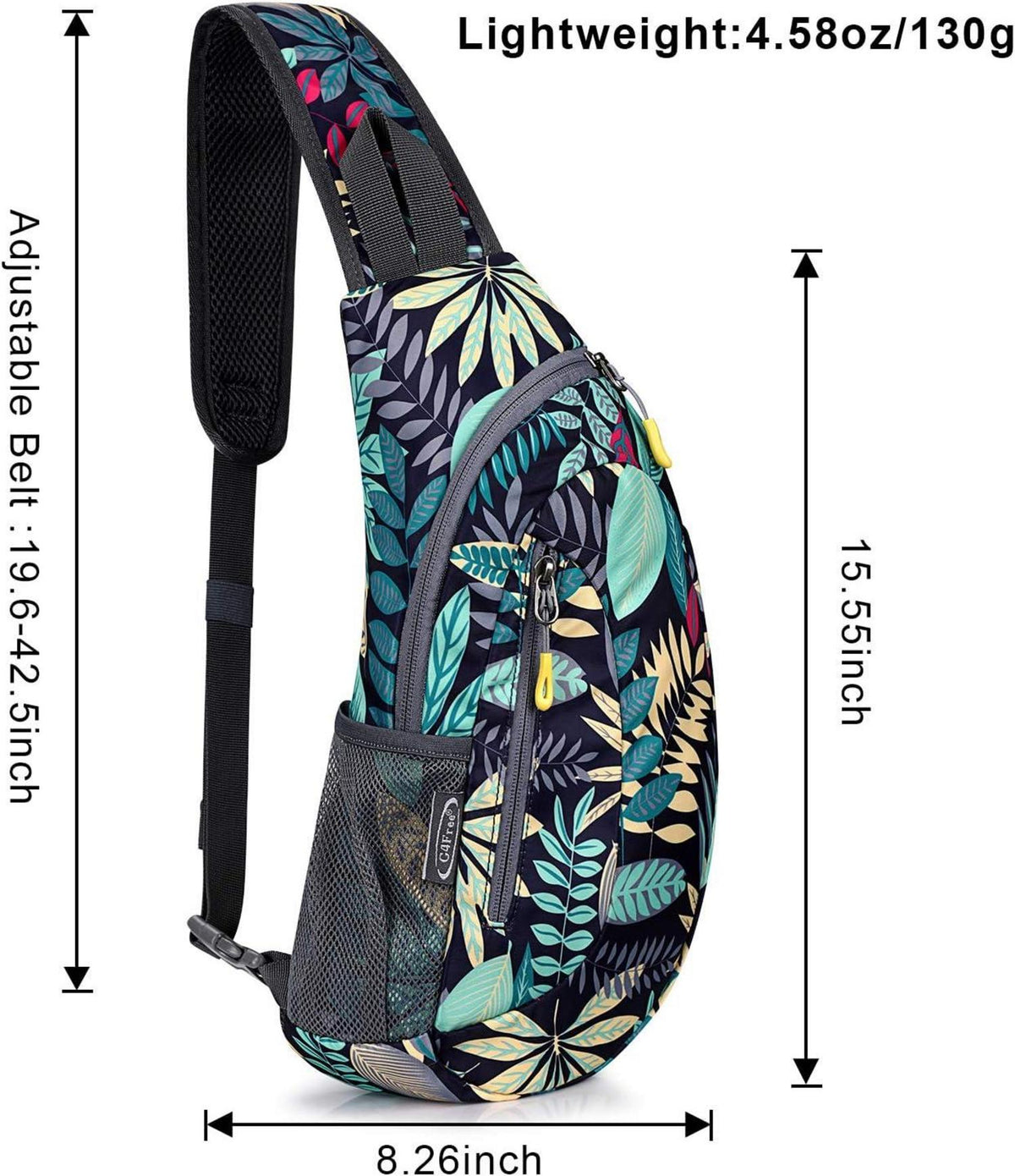 Leichte Brusttasche Sling Rucksack Wandern Radfahren Reisen Tagepacks
