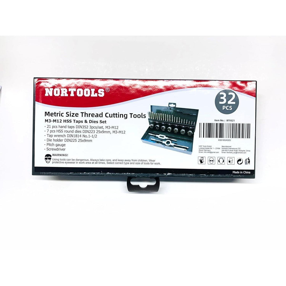 Gewindebohrer & Schneideisen Set M3-M12 HSS mit Metallkoffer