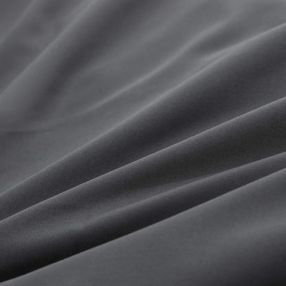 Bettwäsche 200x220 cm Grau 100% gebürstete Mikrofaser 110