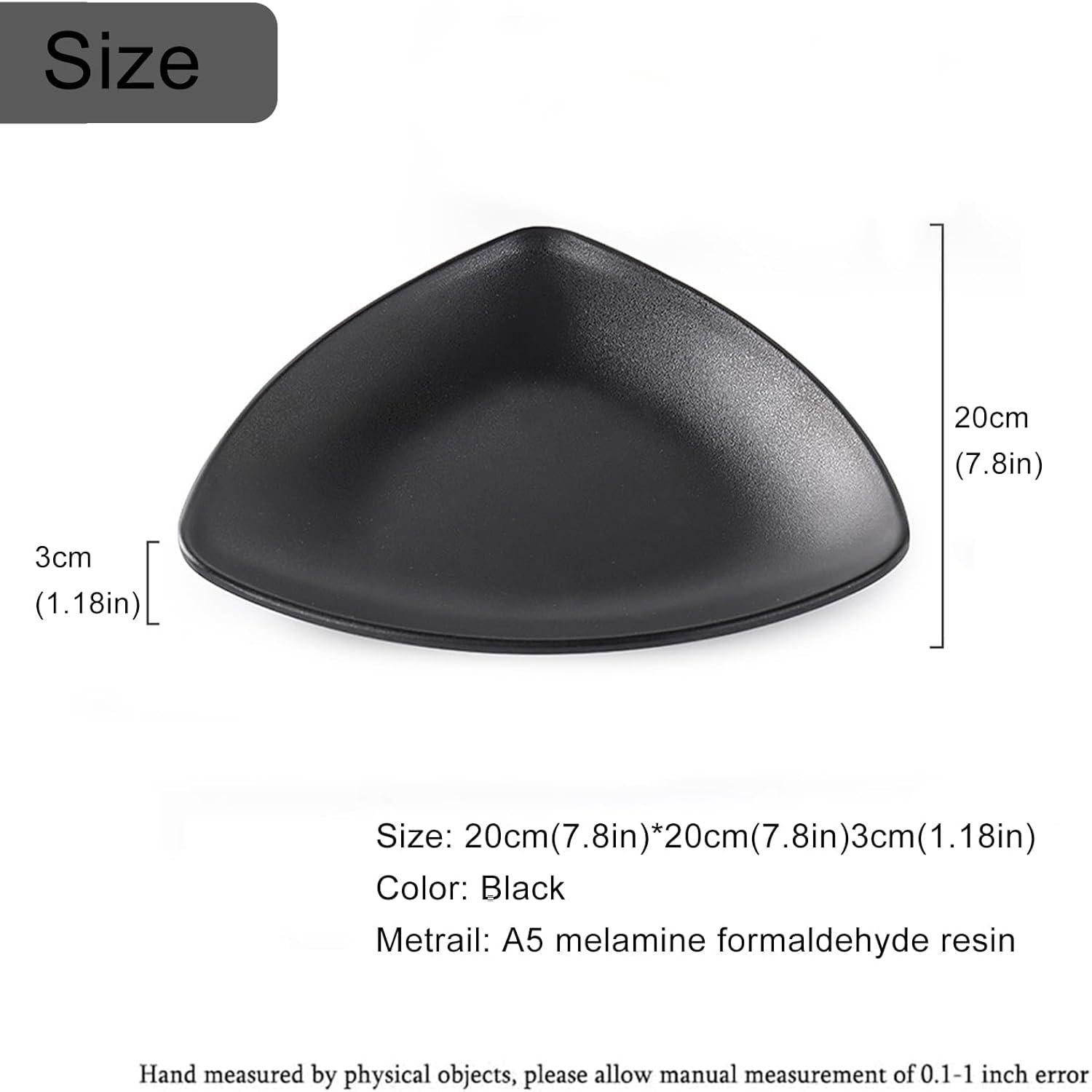 Schwarzes Herz Tablett Melamin Schmuck Schlüssel Organizer