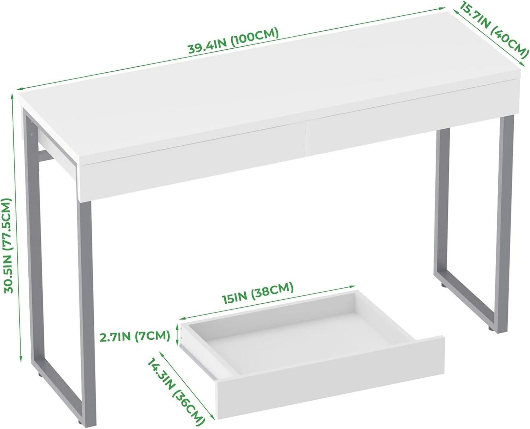 Kosmetiktisch Spiegel Schubladen Weiß elegant praktisch_Stabile