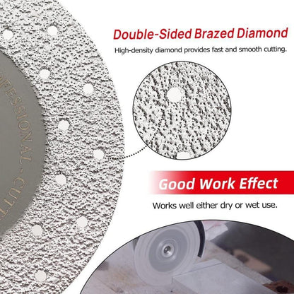 Diamant-Trennscheibe 2er-Set 125mm M14 für Stein
